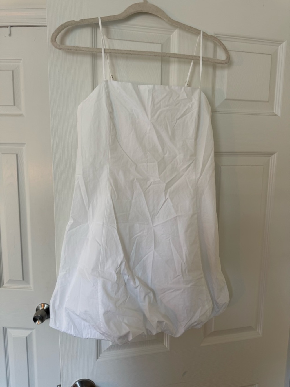 Abercrombie & Fitch White Spaghetti Strap Mini Dress